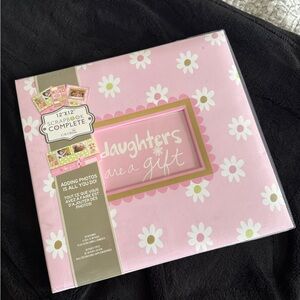 Pink Floral Scrapbook Album